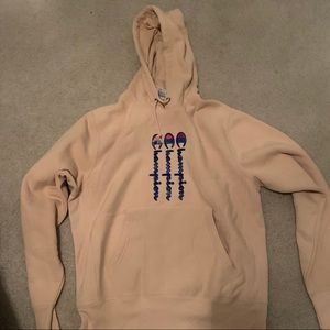 Peach Champion sweatshirt